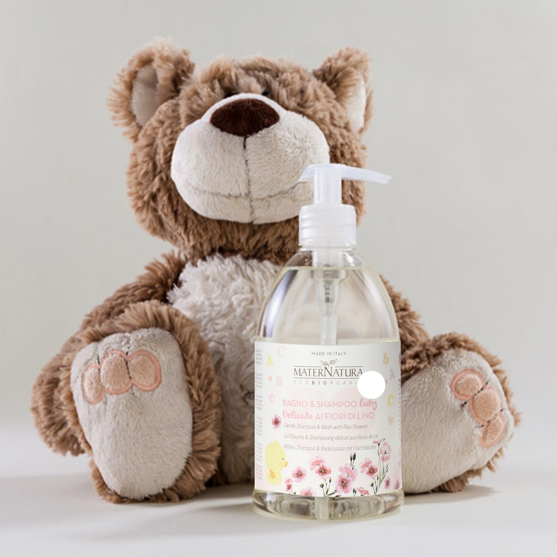 Delicate Baby Bath & Shampoo with Linseed Flowers