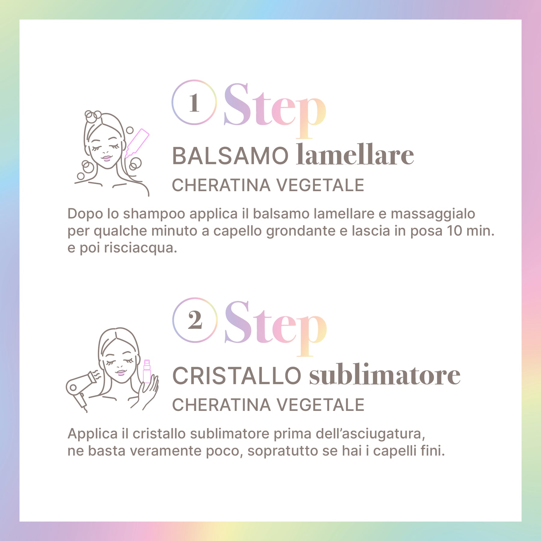 Kit Laminazione capelli per capelli sfibrati con cheratina vegetale