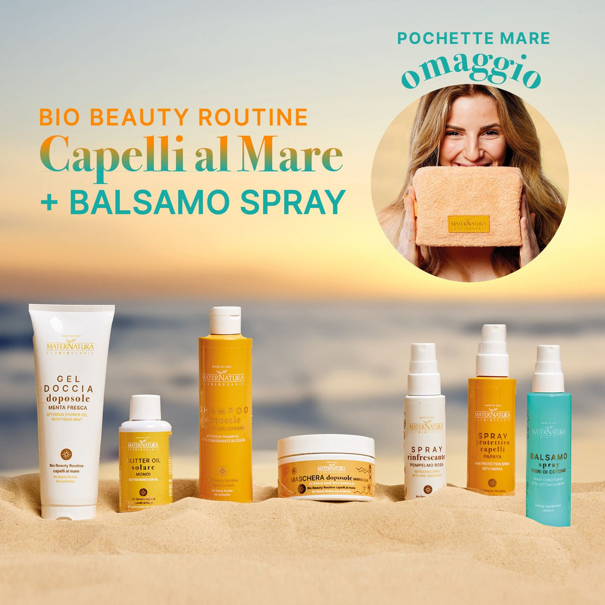 Bio Beauty Routine Capelli al Mare + Balsamo Spray