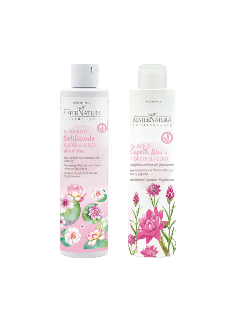 Water lily shampoo + ginger flower conditioner